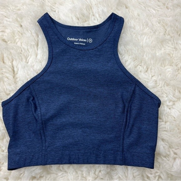 Outdoor Voices Athena Crop in Deep Sea - Picture 2 of 9